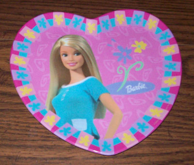 Nanette's Barbie plate