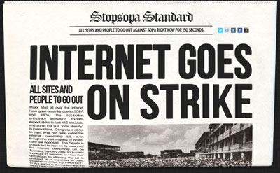 Strike Against SOPA