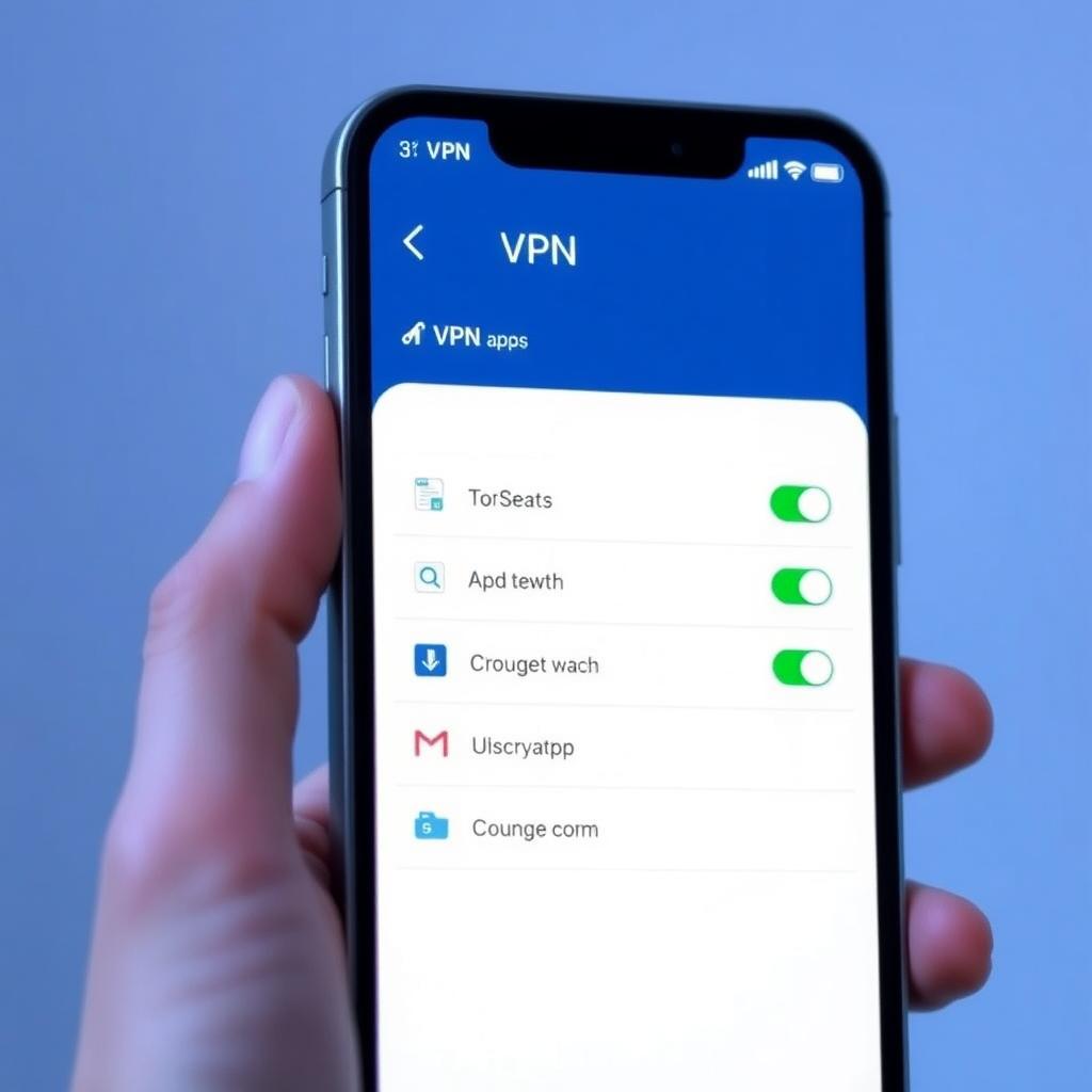 A screenshot of a VPN app interface on a smartphone, showing the "Connect" button and a map indicating server locations.