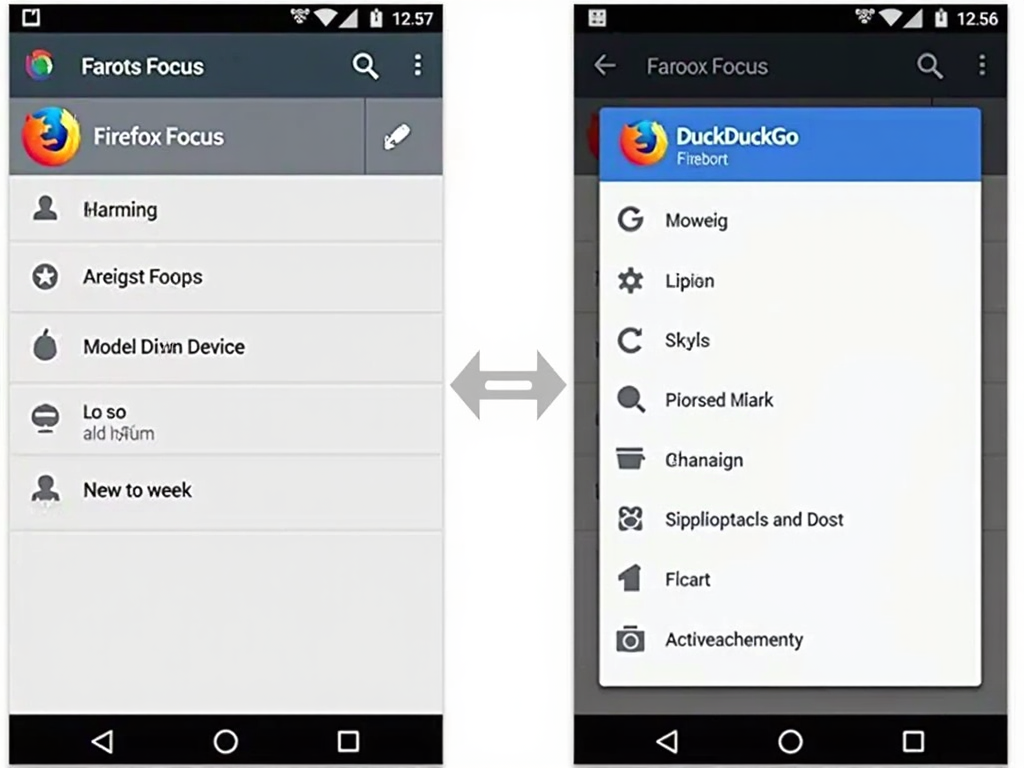 Comparison of Firefox Focus and DuckDuckGo browsers