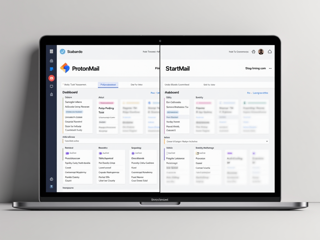 ProtonMail and StartMail side-by-side comparison
