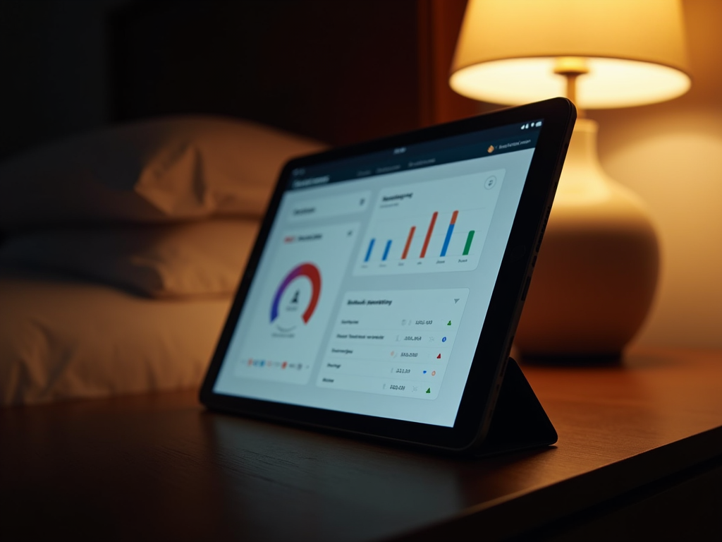 Kanary dashboard on a tablet
