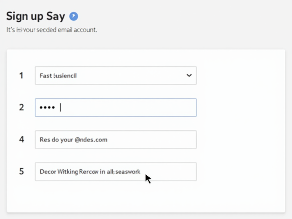 Proton Mail sign-up page.