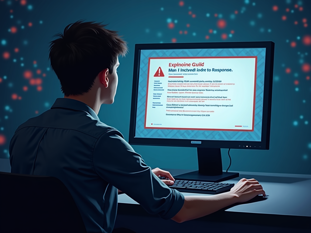 Person alerted by DNSSEC warning on computer screen