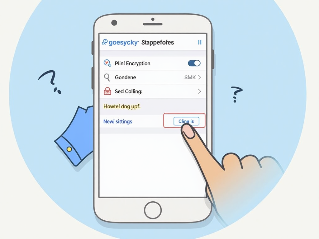 Step-by-step guide to enabling encryption on a smartphone.