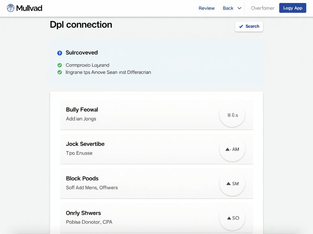 Mullvad VPN app interface