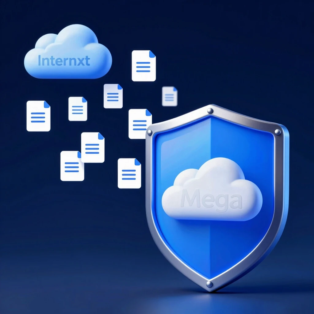 Comparison of encryption methods in Internxt and Mega secure cloud storage