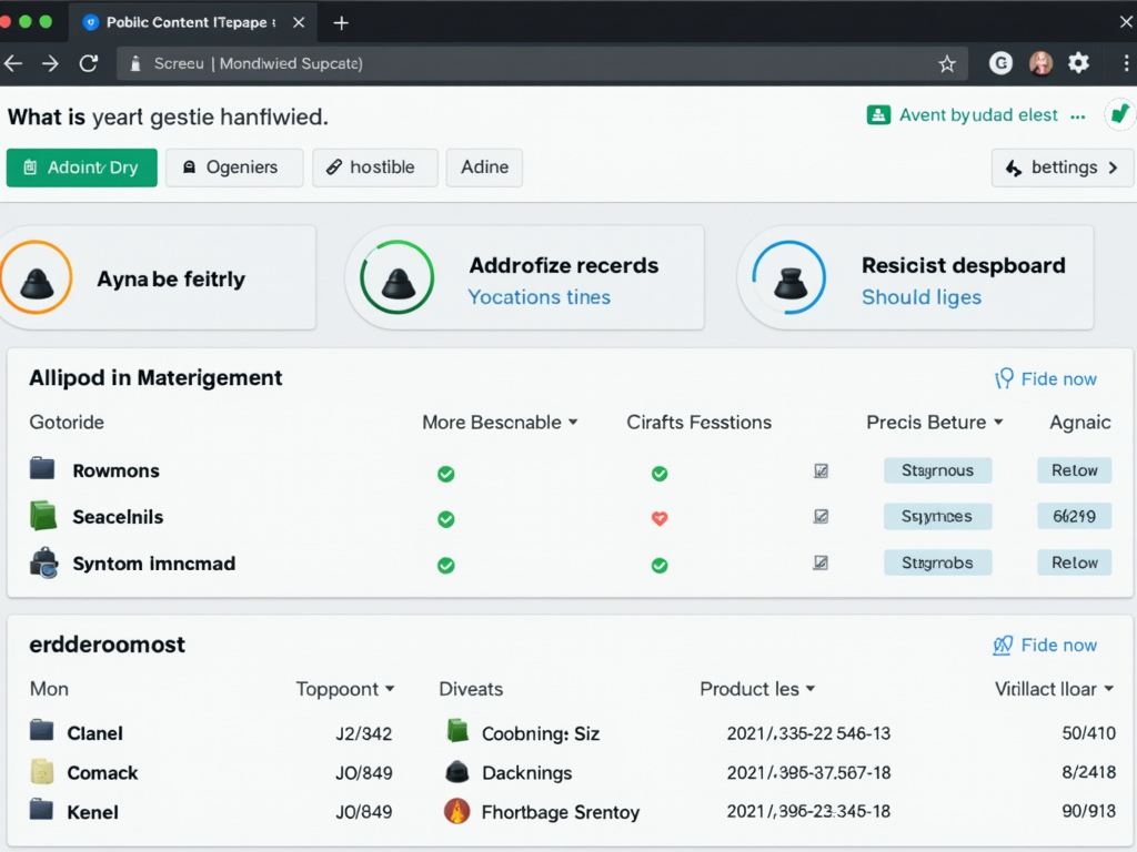 Sync cloud storage dashboard