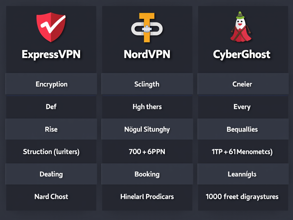 Comparison of top VPNs