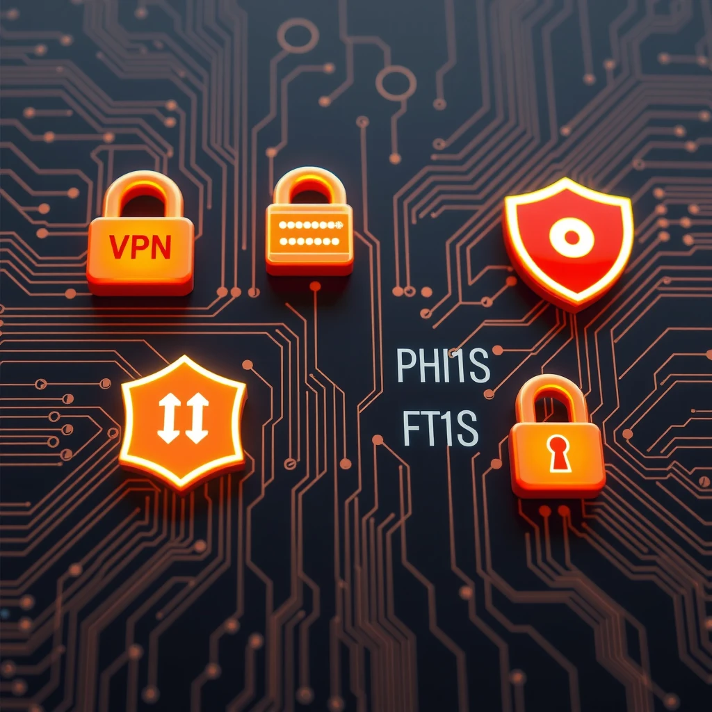 Essential online privacy tools icons