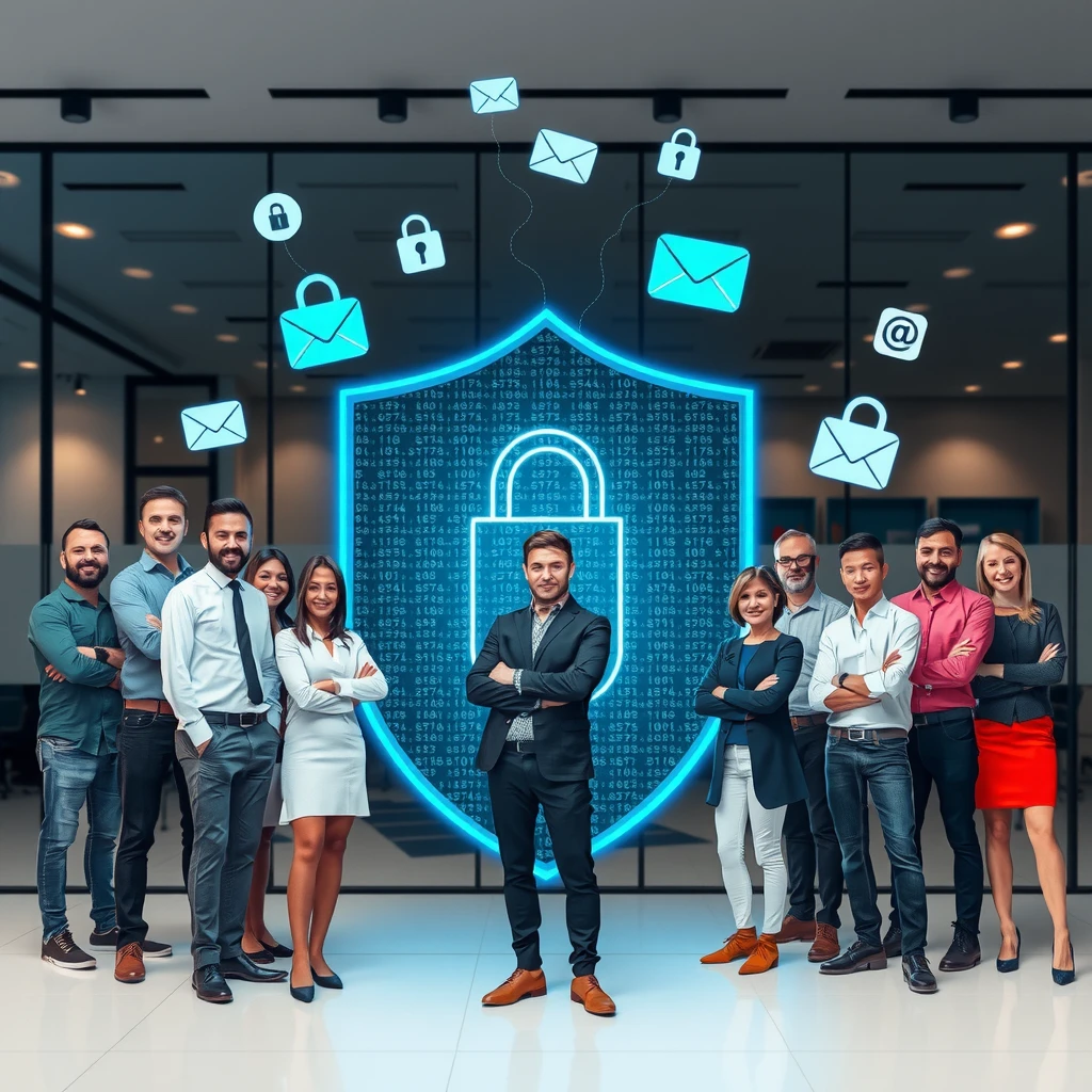 People protected by a digital privacy shield