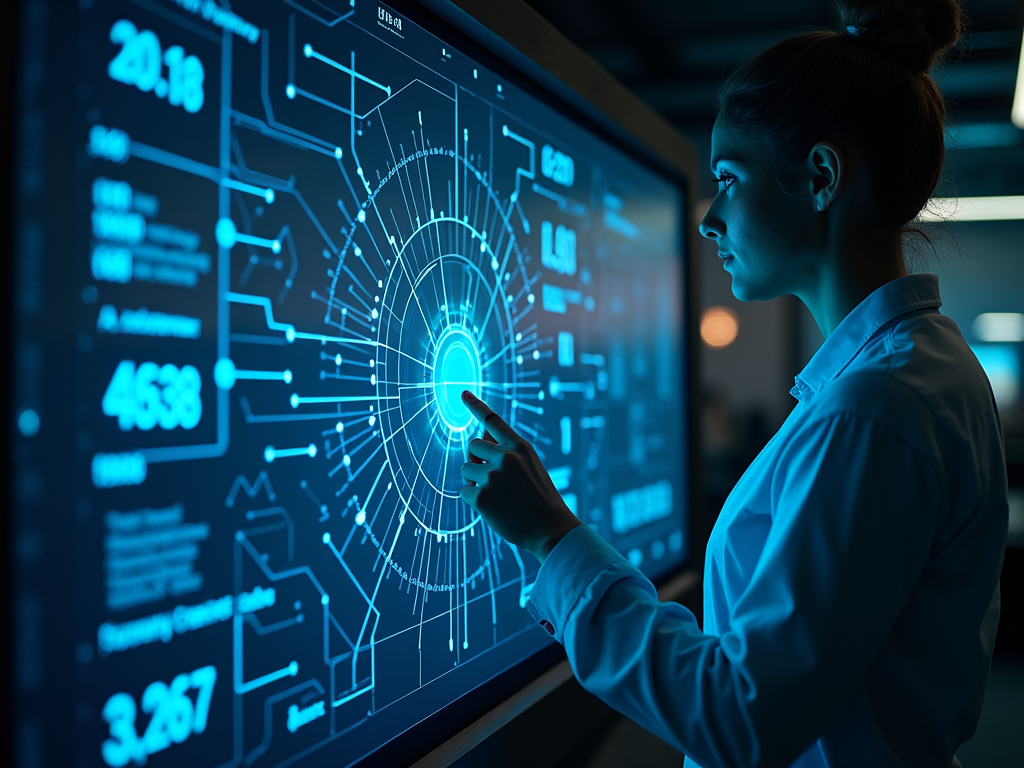 Holographic interface with blockchain and AI privacy tech