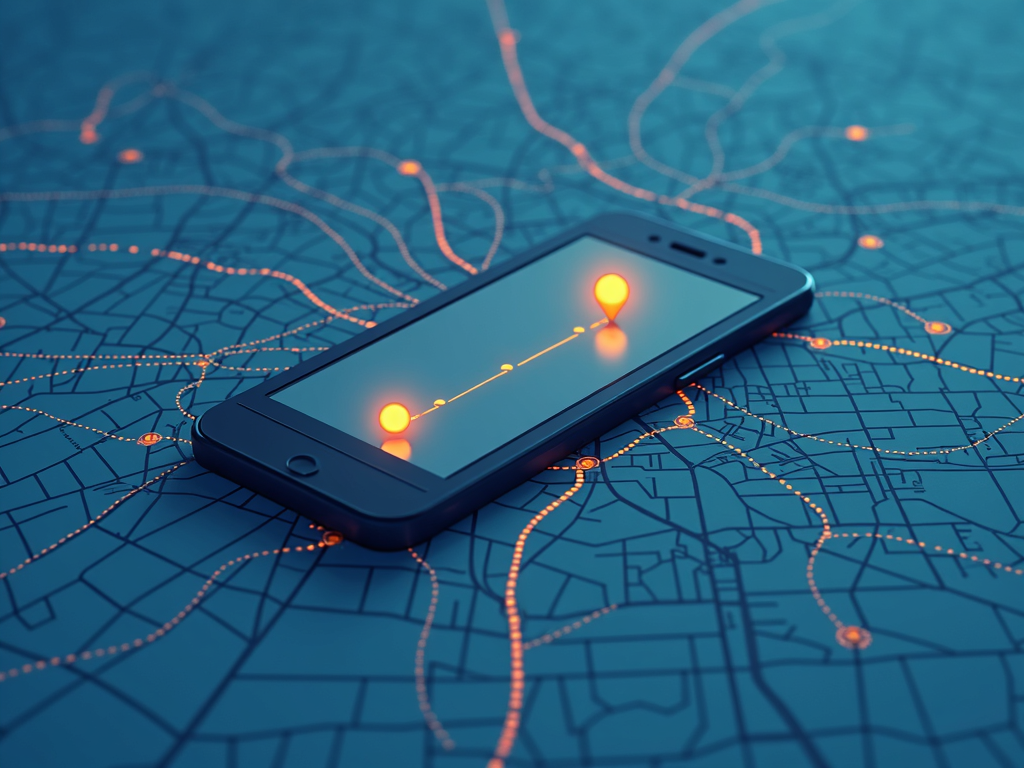 Illustration of location tracking control
