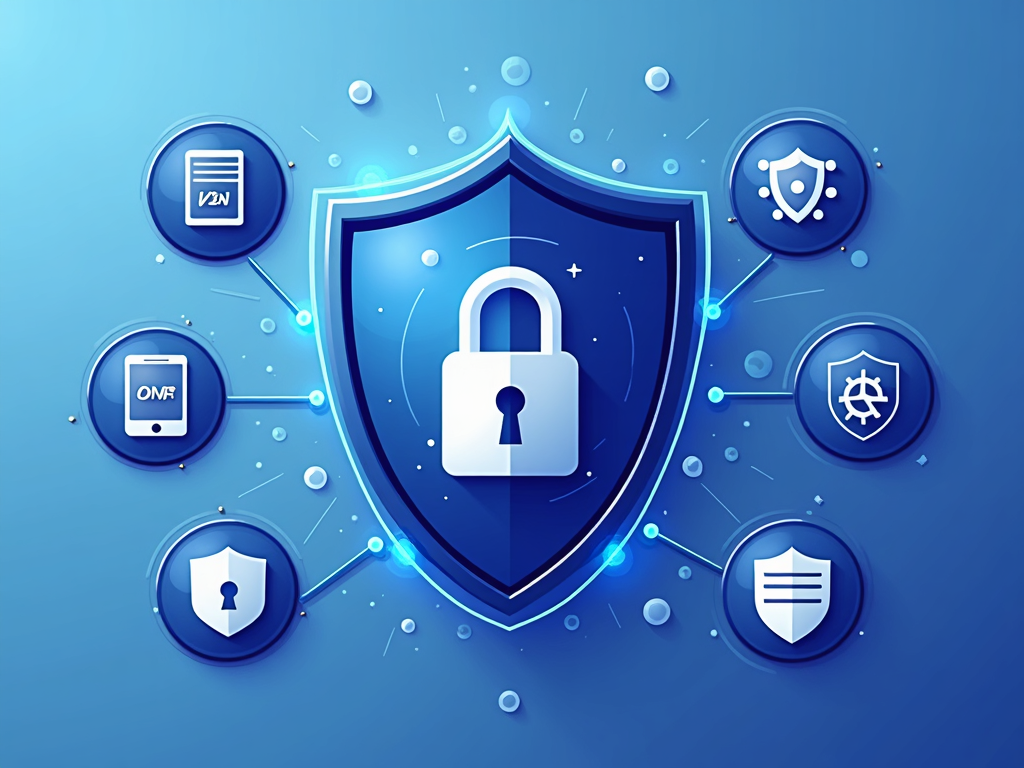 Illustration of online privacy tools