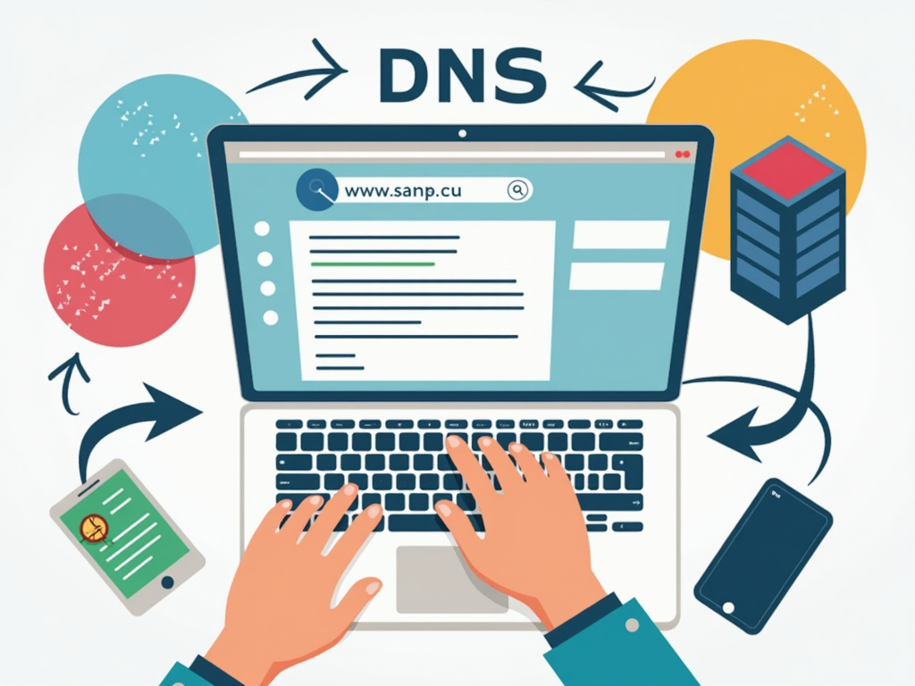How DNS translates website names to server addresses