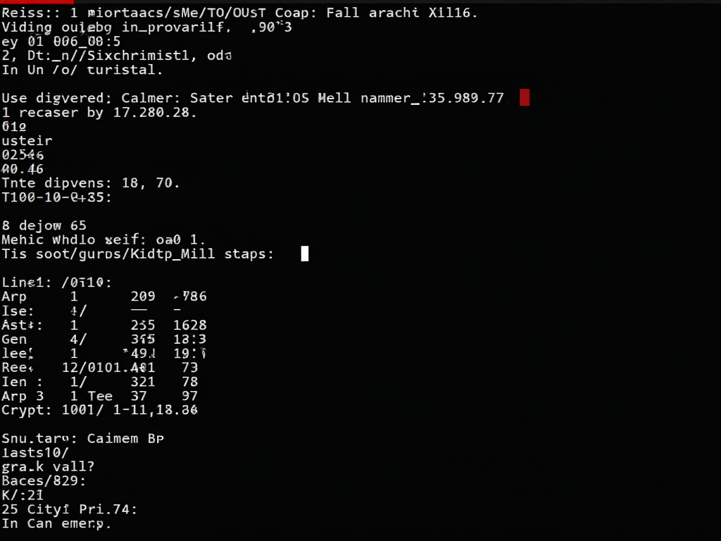Terminal with cryptsetup error in logs