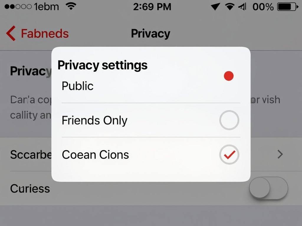 Adjusting social media privacy settings