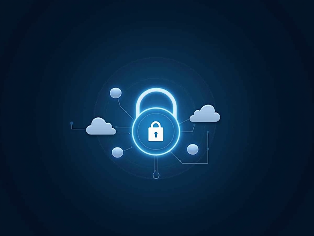 A secure digital vault protecting personal data.