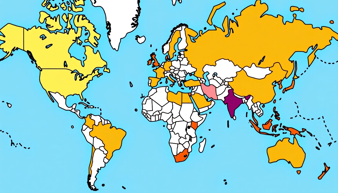 Map highlighting Sweden and Panama, the jurisdictions of Mullvad and NordVPN.