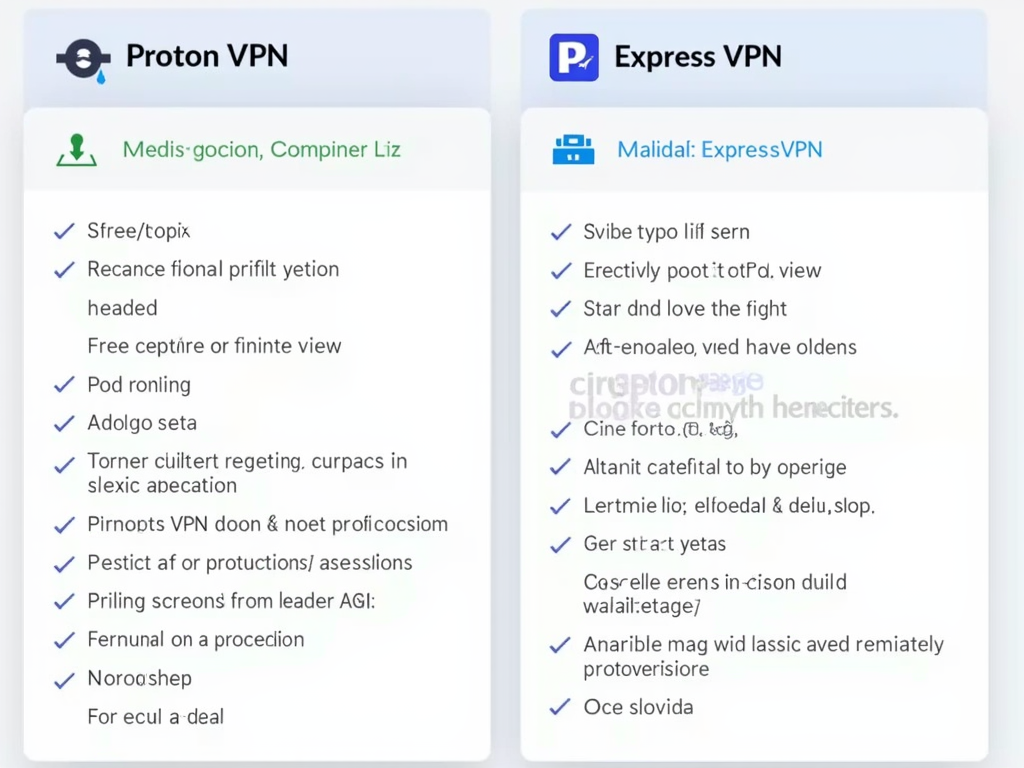 Comparison of Proton VPN and Express VPN