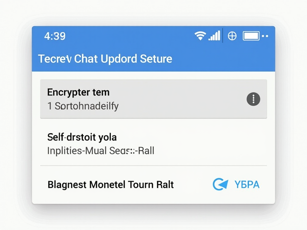 Telegram Secret Chat setup screen