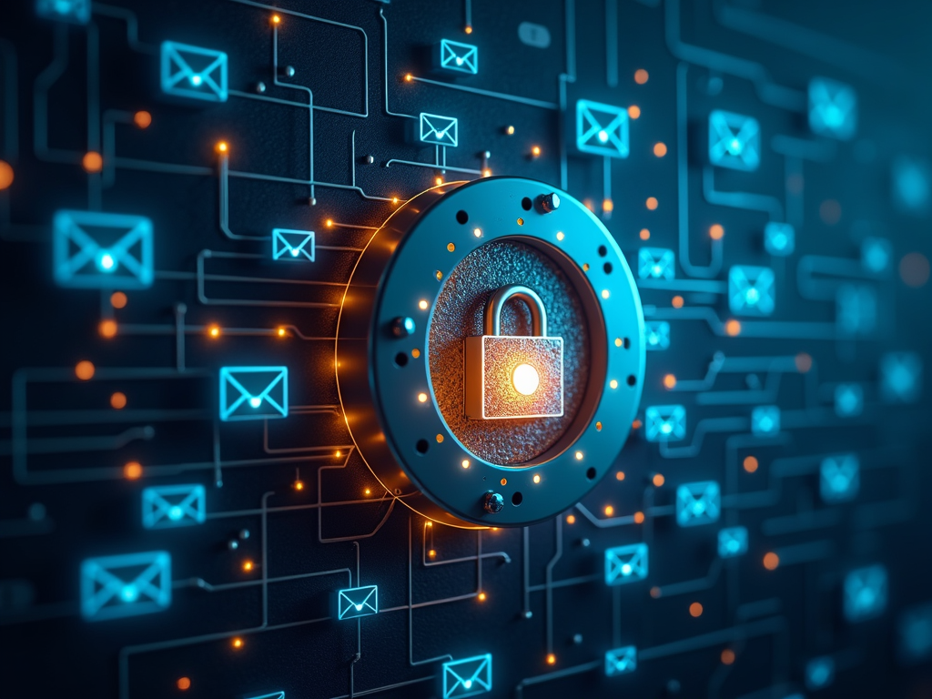 A locked digital vault representing protected personal data.