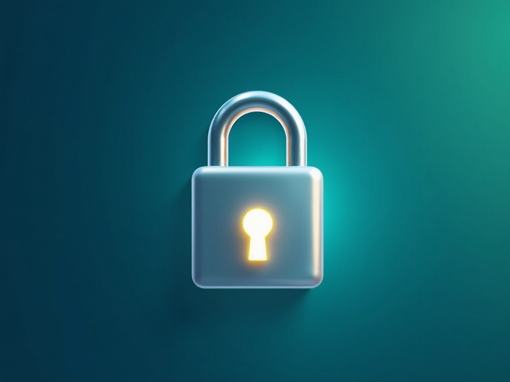 A padlock symbolizing encrypted email security