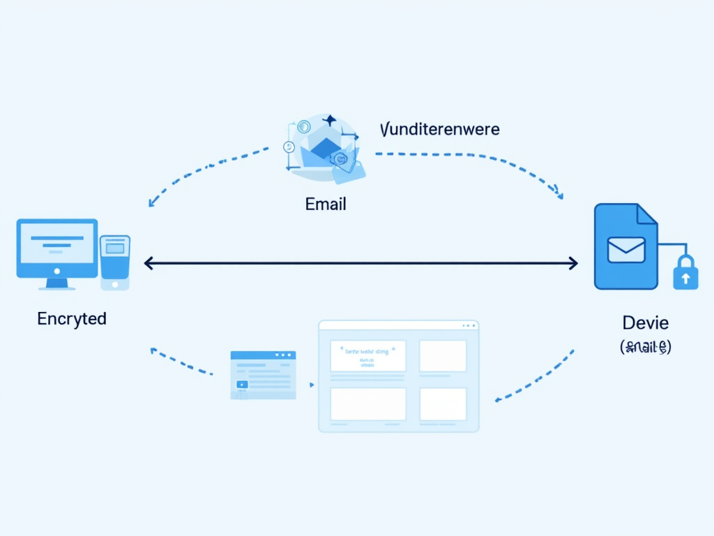 End-to-end encryption process
