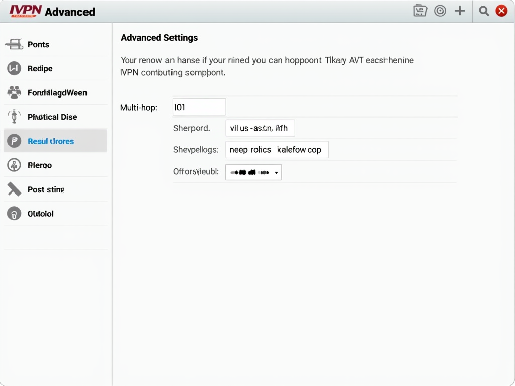 Advanced IVPN settings for enhanced privacy