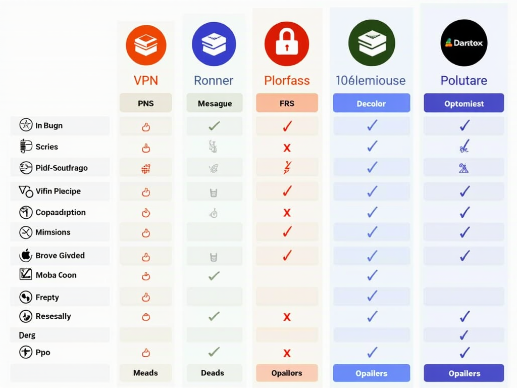 Comparison of top privacy-focused VPNs in 2023