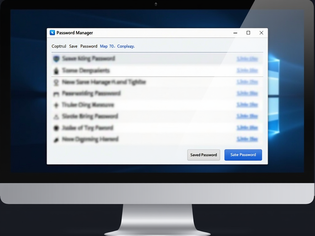 Password manager interface