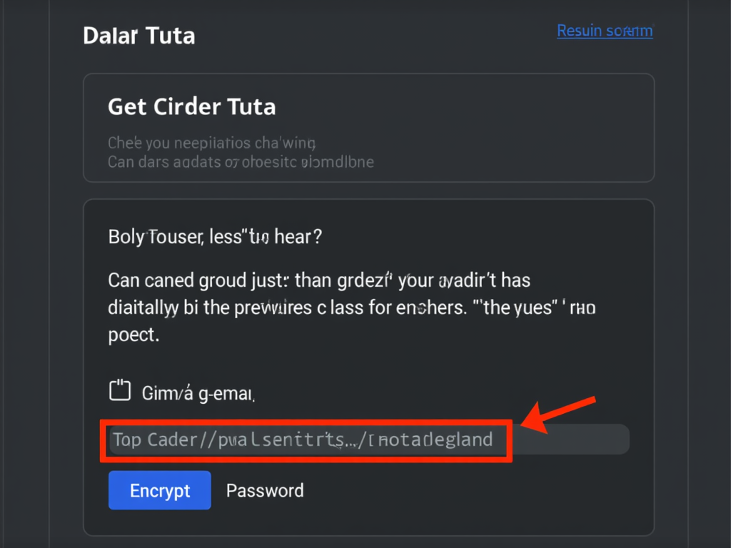 Setting up an encrypted email in Tuta