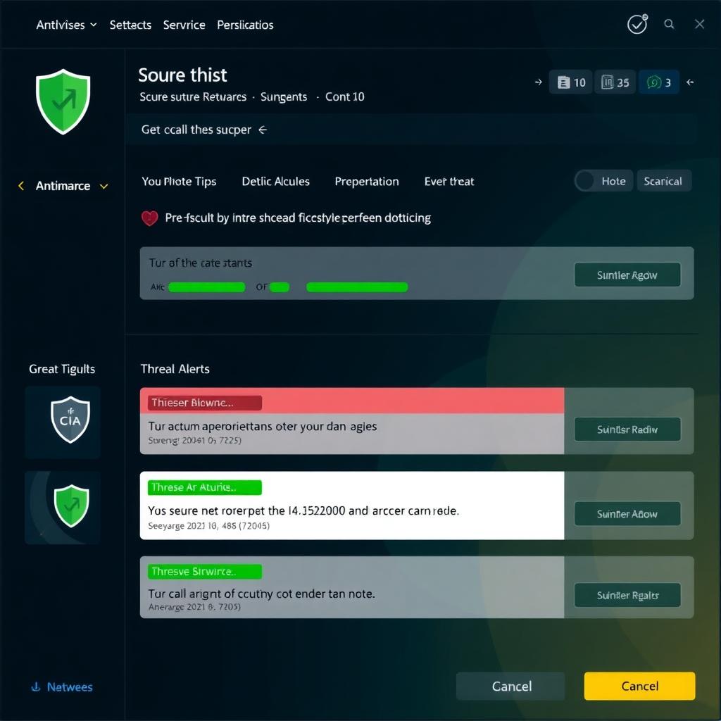 A screenshot of an antivirus software dashboard, showing a recent scan and threat detection.