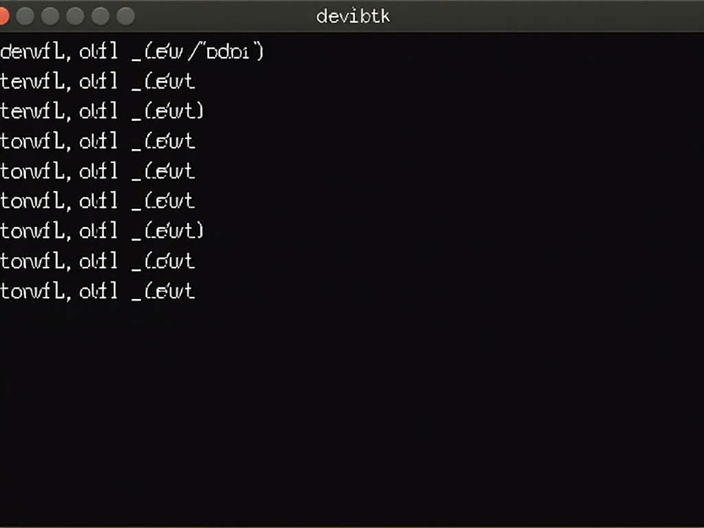 Terminal showing disk list from lsblk