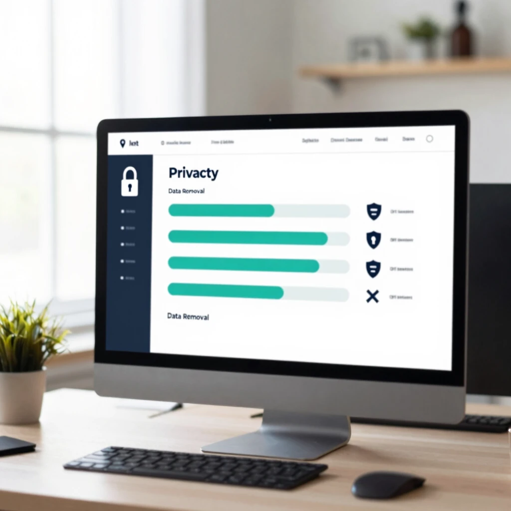 Online privacy tool dashboard in action