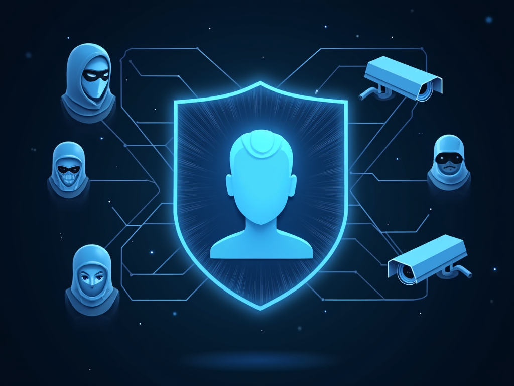 Digital shield protecting user from online threats