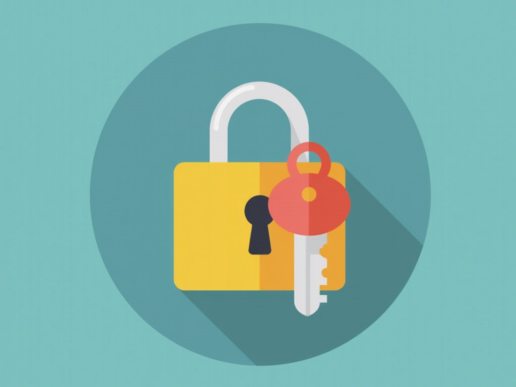 Illustration representing online security.