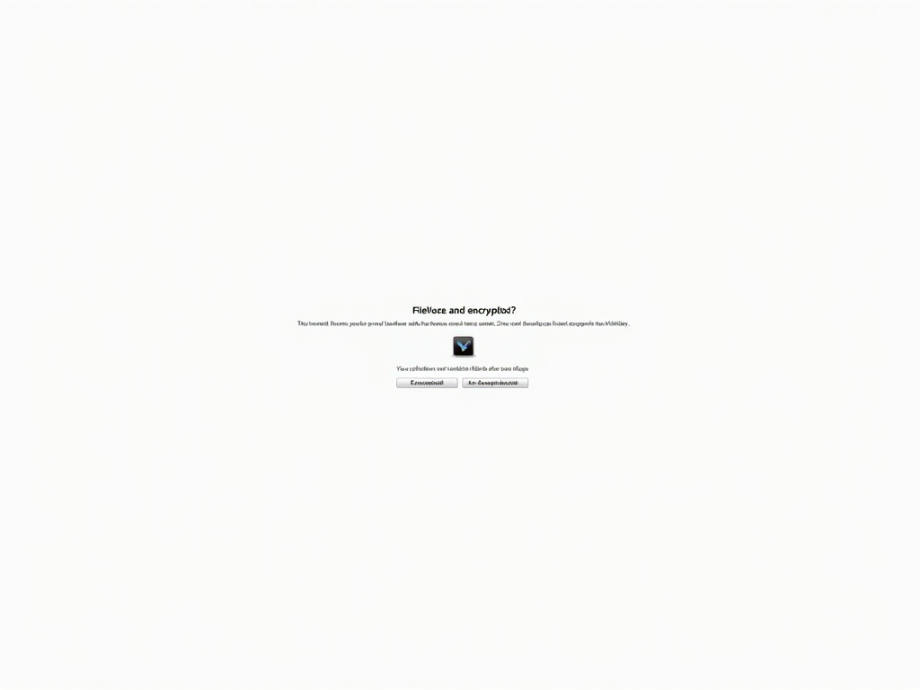FileVault setup screen in macOS
