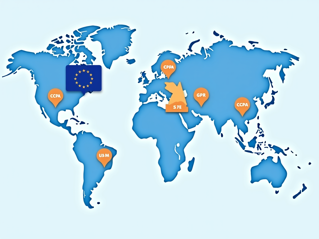 Map of online privacy laws
