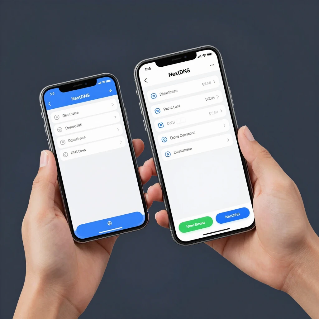 Step-by-step setup of NextDNS on a mobile device