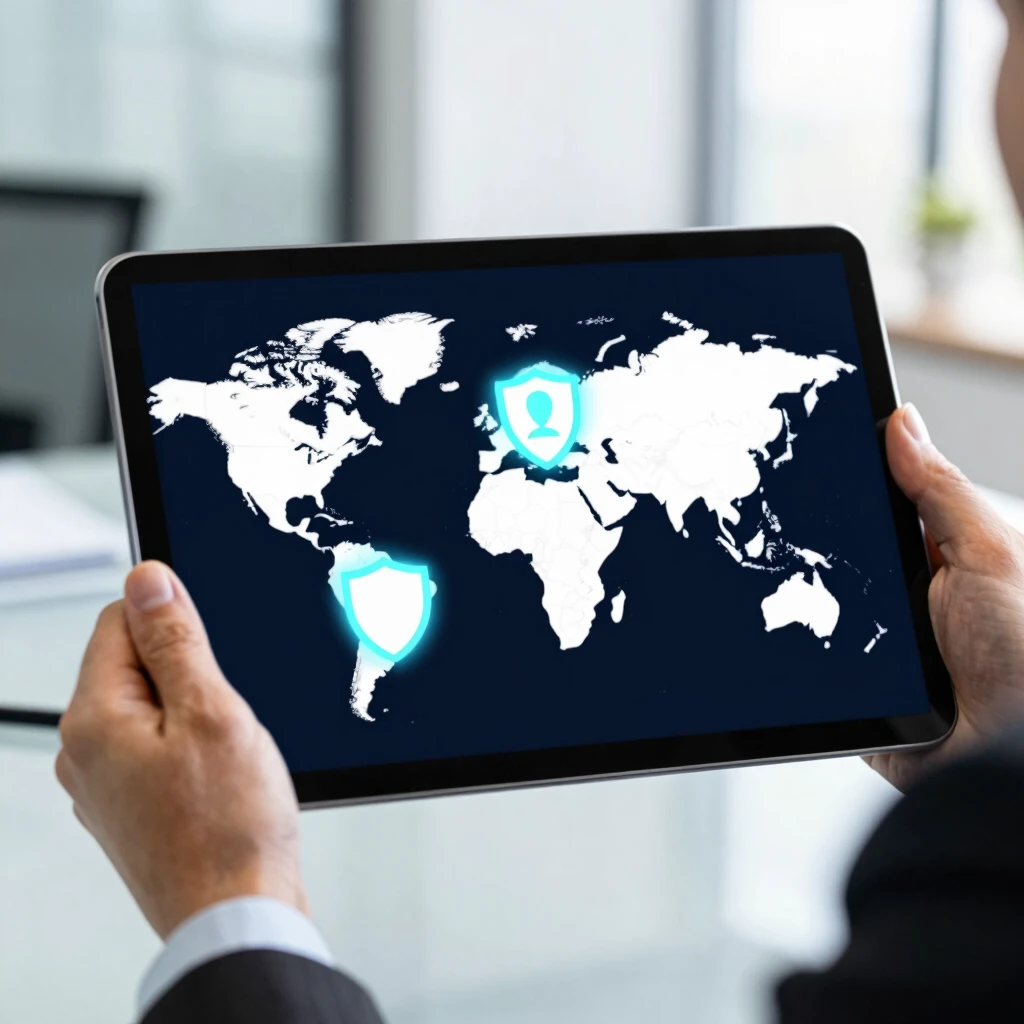 Global map of online privacy laws around the world