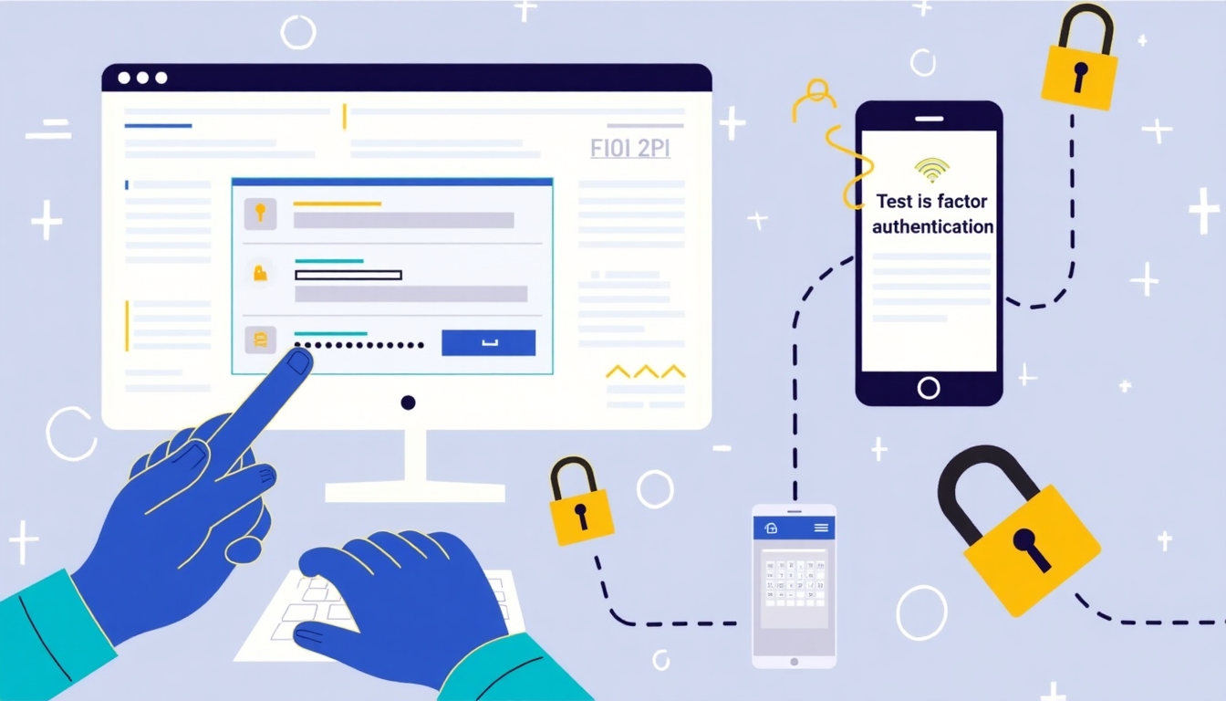 Illustration of Two-Factor Authentication process