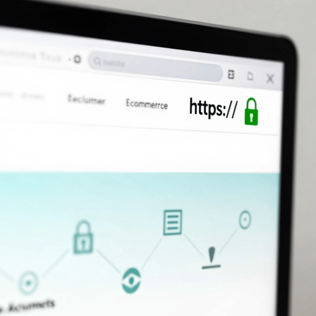 Browser showing secure HTTPS connection
