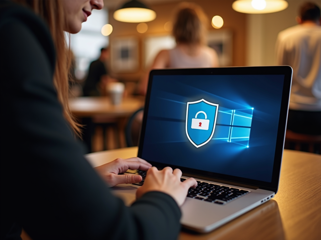 Using a VPN on public Wi-Fi for added security.