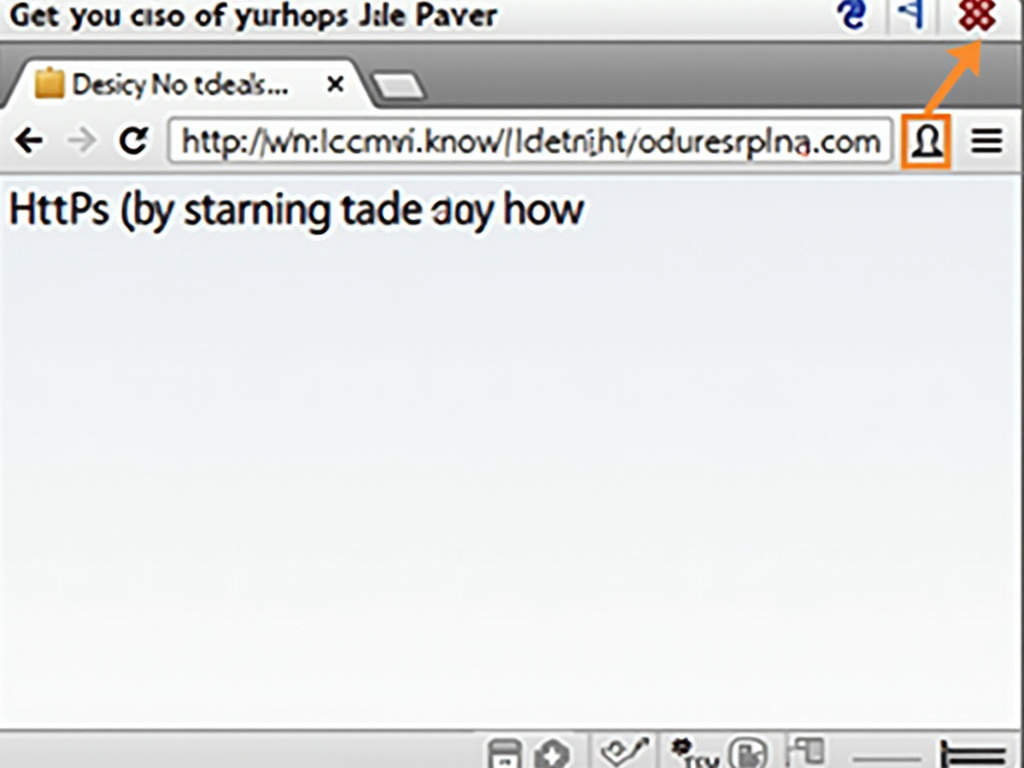 Screenshot of a browser with HTTPS and a padlock icon.