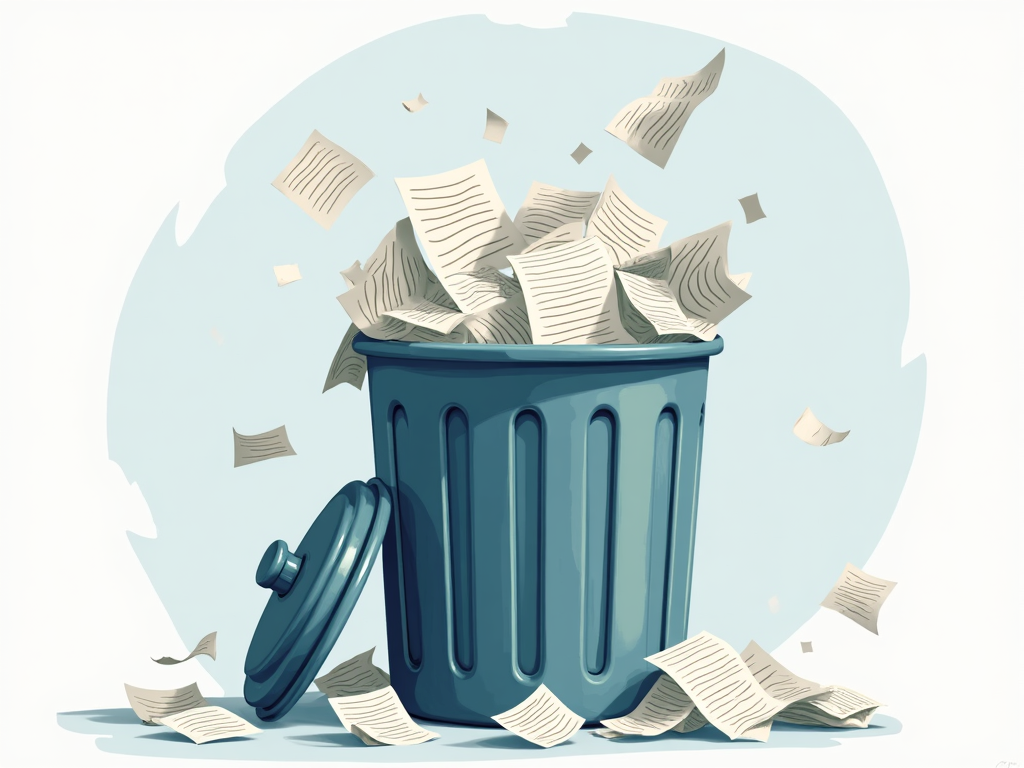 Data deletion illustration