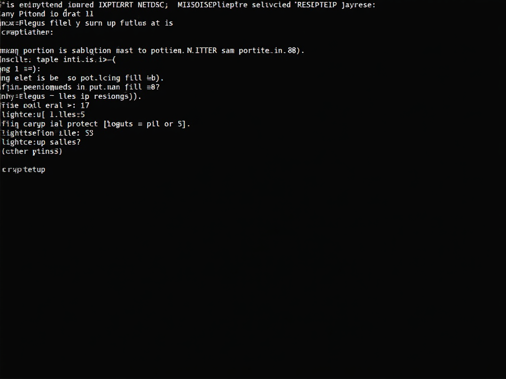 Terminal screenshot of LUKS setup