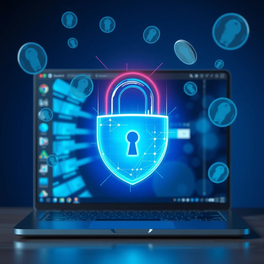 Digital shield protecting browser from trackers and fingerprinting