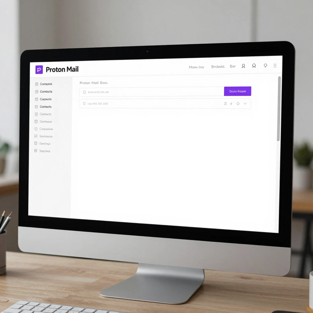 Proton Mail dashboard interface