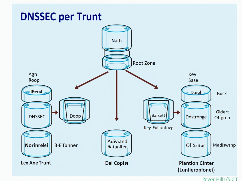 Infographic of DNSSEC chain of trust